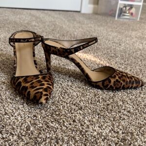 Ann Taylor Leopard Print Heels